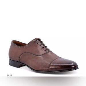 $850 Santoni Men's Darian Cap Toe Dress Shoes Sz 11D